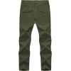 imageTBMPOY Mens Hiking Pants Lightweight 6 Cargo Pockets Quick Dry Water Resistant Outdoor Travel Work Fishing2army Green
