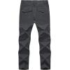 imageTBMPOY Mens Hiking Pants Lightweight 6 Cargo Pockets Quick Dry Water Resistant Outdoor Travel Work Fishing2dark Grey
