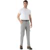 imageTBMPOY Mens Hiking Pants Lightweight 6 Cargo Pockets Quick Dry Water Resistant Outdoor Travel Work Fishing2light Grey