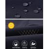 imageTBMPOY Mens Hiking Pants Lightweight 6 Cargo Pockets Quick Dry Water Resistant Outdoor Travel Work Fishing2navy