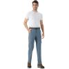 imageTBMPOY Mens Hiking Pants Lightweight 6 Cargo Pockets Quick Dry Water Resistant Outdoor Travel Work Fishing2stone Blue