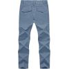imageTBMPOY Mens Hiking Pants Lightweight 6 Cargo Pockets Quick Dry Water Resistant Outdoor Travel Work Fishing2stone Blue