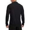 imageTBMPOY Mens Hiking Shirts 14 Zip Running Sun Protection Pullover Long Sleeve UPF 50 Lightweight Fishing Rash GuardBlack