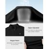 imageTBMPOY Mens Hiking Shirts 14 Zip Running Sun Protection Pullover Long Sleeve UPF 50 Lightweight Fishing Rash GuardBlack1