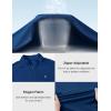 imageTBMPOY Mens Hiking Shirts 14 Zip Running Sun Protection Pullover Long Sleeve UPF 50 Lightweight Fishing Rash GuardDark Blue1