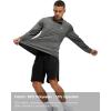 imageTBMPOY Mens Hiking Shirts 14 Zip Running Sun Protection Pullover Long Sleeve UPF 50 Lightweight Fishing Rash GuardDark Grey