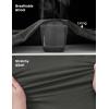 imageTBMPOY Mens Hiking Shirts 14 Zip Running Sun Protection Pullover Long Sleeve UPF 50 Lightweight Fishing Rash GuardDark Grey