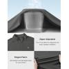 imageTBMPOY Mens Hiking Shirts 14 Zip Running Sun Protection Pullover Long Sleeve UPF 50 Lightweight Fishing Rash GuardDark Grey1