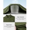 imageTBMPOY Mens Hiking Shirts 14 Zip Running Sun Protection Pullover Long Sleeve UPF 50 Lightweight Fishing Rash GuardGreen1
