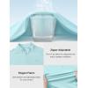 imageTBMPOY Mens Hiking Shirts 14 Zip Running Sun Protection Pullover Long Sleeve UPF 50 Lightweight Fishing Rash GuardLight Blue1
