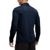 imageTBMPOY Mens Hiking Shirts 14 Zip Running Sun Protection Pullover Long Sleeve UPF 50 Lightweight Fishing Rash GuardNavy Blue