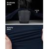 imageTBMPOY Mens Hiking Shirts 14 Zip Running Sun Protection Pullover Long Sleeve UPF 50 Lightweight Fishing Rash GuardNavy Blue