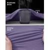 imageTBMPOY Mens Hiking Shirts 14 Zip Running Sun Protection Pullover Long Sleeve UPF 50 Lightweight Fishing Rash GuardPurple