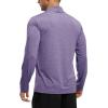 imageTBMPOY Mens Hiking Shirts 14 Zip Running Sun Protection Pullover Long Sleeve UPF 50 Lightweight Fishing Rash GuardPurple