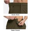 imageTBMPOY Mens Hiking Shorts Quick Dry 6 Cargo Pockets Water Resistants Stretch Shorts with PocketsArmy Green