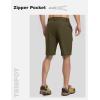 imageTBMPOY Mens Hiking Shorts Quick Dry 6 Cargo Pockets Water Resistants Stretch Shorts with PocketsArmy Green