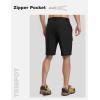 imageTBMPOY Mens Hiking Shorts Quick Dry 6 Cargo Pockets Water Resistants Stretch Shorts with PocketsBlack