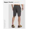 imageTBMPOY Mens Hiking Shorts Quick Dry 6 Cargo Pockets Water Resistants Stretch Shorts with PocketsDeep Gray