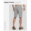 imageTBMPOY Mens Hiking Shorts Quick Dry 6 Cargo Pockets Water Resistants Stretch Shorts with PocketsLight Gray
