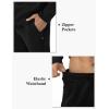 imageTBMPOY Mens Hooded Tracksuits Sweatsuits 2 Piece Sets Jogging Track Sweat Suit Workout Gym Warm Up Outfits with HoodieBlack