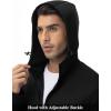 imageTBMPOY Mens Hooded Tracksuits Sweatsuits 2 Piece Sets Jogging Track Sweat Suit Workout Gym Warm Up Outfits with HoodieBlack