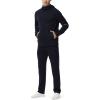 imageTBMPOY Mens Hooded Tracksuits Sweatsuits 2 Piece Sets Jogging Track Sweat Suit Workout Gym Warm Up Outfits with HoodieDark Blue