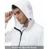 imageTBMPOY Mens Hooded Tracksuits Sweatsuits 2 Piece Sets Jogging Track Sweat Suit Workout Gym Warm Up Outfits with HoodieWhite