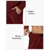imageTBMPOY Mens Hooded Tracksuits Sweatsuits 2 Piece Sets Jogging Track Sweat Suit Workout Gym Warm Up Outfits with HoodieWine Red