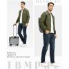 imageTBMPOY Mens Lightweight Jackets Casual Stylish Windbreakers for Men Light Track Jacket Laydown Collar Fall Golf CoatsGreen
