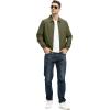 imageTBMPOY Mens Lightweight Jackets Casual Stylish Windbreakers for Men Light Track Jacket Laydown Collar Fall Golf CoatsGreen