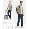 imageTBMPOY Mens Lightweight Jackets Casual Stylish Windbreakers for Men Light Track Jacket Laydown Collar Fall Golf CoatsKhaki