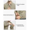 imageTBMPOY Mens Lightweight Jackets Casual Stylish Windbreakers for Men Light Track Jacket Laydown Collar Fall Golf CoatsKhaki
