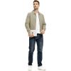 imageTBMPOY Mens Lightweight Jackets Casual Stylish Windbreakers for Men Light Track Jacket Laydown Collar Fall Golf CoatsKhaki