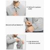 imageTBMPOY Mens Lightweight Jackets Casual Stylish Windbreakers for Men Light Track Jacket Laydown Collar Fall Golf CoatsLight Grey