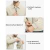 imageTBMPOY Mens Lightweight Jackets Casual Stylish Windbreakers for Men Light Track Jacket Laydown Collar Fall Golf CoatsLight Khaki