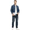 imageTBMPOY Mens Lightweight Jackets Casual Stylish Windbreakers for Men Light Track Jacket Laydown Collar Fall Golf CoatsNavy