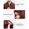 imageTBMPOY Mens Lightweight Jackets Casual Stylish Windbreakers for Men Light Track Jacket Laydown Collar Fall Golf CoatsWine Red