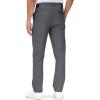 imageTBMPOY Mens Stretch Golf Pants with 4 Pockets Quick Dry Lightweight Summer Work Casual Pant Trousers for Men Travel Dark Grey 34