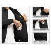 imageTBMPOY Mens Work Jackets Cotton Fall Coats Full Zip Warm Windbreaker Spring Collar Jacket Casual Work OutwearBlacklight