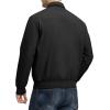 imageTBMPOY Mens Work Jackets Cotton Fall Coats Full Zip Warm Windbreaker Spring Collar Jacket Casual Work OutwearBlacklight