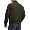 imageTBMPOY Mens Work Jackets Cotton Fall Coats Full Zip Warm Windbreaker Spring Collar Jacket Casual Work OutwearDark Brownlight