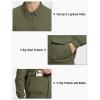 imageTBMPOY Mens Work Jackets Cotton Fall Coats Full Zip Warm Windbreaker Spring Collar Jacket Casual Work OutwearGreenlight