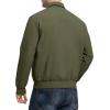 imageTBMPOY Mens Work Jackets Cotton Fall Coats Full Zip Warm Windbreaker Spring Collar Jacket Casual Work OutwearGreenlight