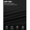 imageTBMPOY Mens Workout Dry Fit TShirt Quick Dry UPF 50 Athletic Shirt Moisture Wicking Lightweight Top Running ActivewearBlack