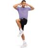 imageTBMPOY Mens Workout Dry Fit TShirt Quick Dry UPF 50 Athletic Shirt Moisture Wicking Lightweight Top Running ActivewearDark Purple