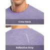 imageTBMPOY Mens Workout Dry Fit TShirt Quick Dry UPF 50 Athletic Shirt Moisture Wicking Lightweight Top Running ActivewearDark Purple