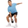imageTBMPOY Mens Workout Dry Fit TShirt Quick Dry UPF 50 Athletic Shirt Moisture Wicking Lightweight Top Running ActivewearVivid Blue