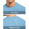imageTBMPOY Mens Workout Dry Fit TShirt Quick Dry UPF 50 Athletic Shirt Moisture Wicking Lightweight Top Running ActivewearVivid Blue