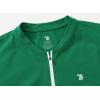 imageTBMPOY Womens Golf Polo Dress Sleeveless Zip Up Lightweight Tennis Workout UPF 50 Quick Dry Athletic Sports Green L