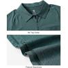 imageTBMPOY Womens Golf Polo Shirts Short Sleeve UPF 50 Dry Fit Athletic Tennis TShirts Zip Up Athletic Sports ShirtBlue